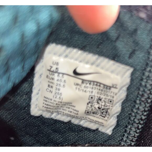 Nike ACG React Terra Gobe Hiking Trail Training Running Shoes Mens US 7.5 Teal main image 4